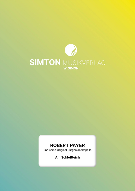 Notenheftumschlag bzw. Cover des Titels "Am Schloßteich"
