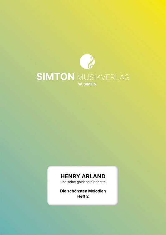 Notenheftumschlag bzw. Cover des Titels "Die schönsten Melodien Heft 2"