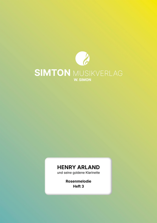 Notenheftumschlag bzw. Cover des Titels "Rosenmelodie Heft 3"